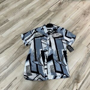 RETROFETE Abstract Martini  Blouse